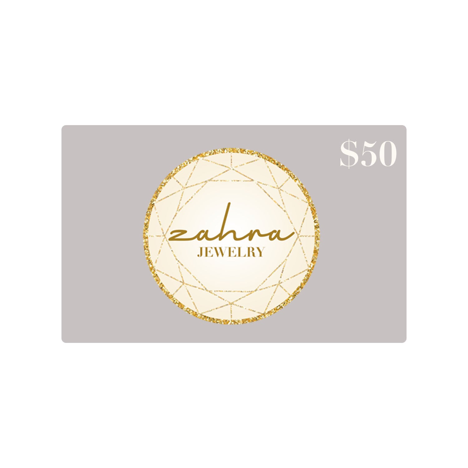 Zahra Jewelry Gift Card - Zahra Jewelry